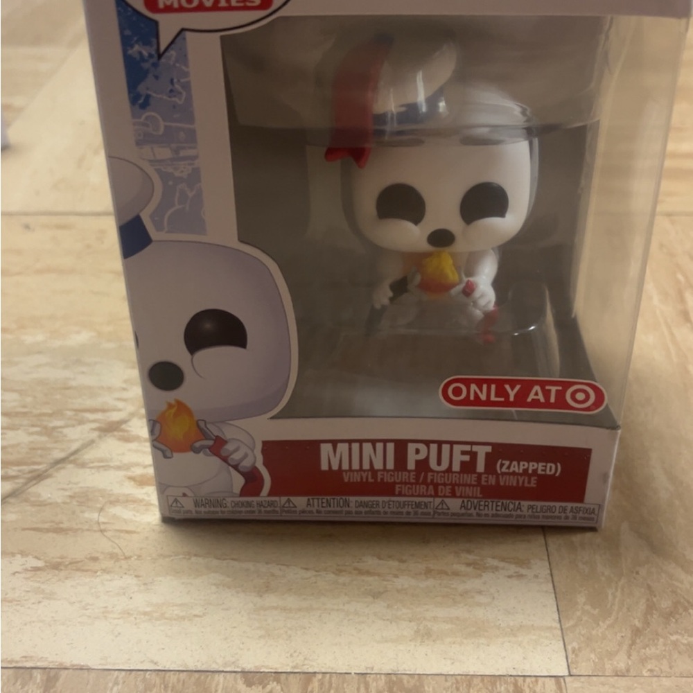 Funko Mini Puft with Flame Vinyl Figure